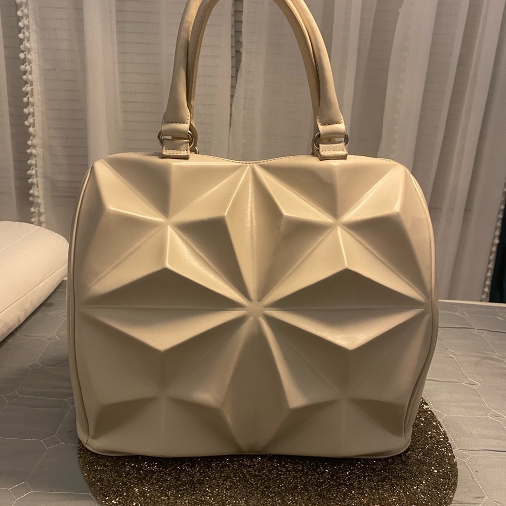 MEXX PU leather bag light beige colour
